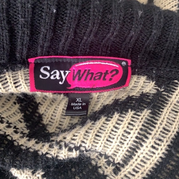 Say What Aztec Tribal Print Cardigan Sweater - Picture 9 of 10